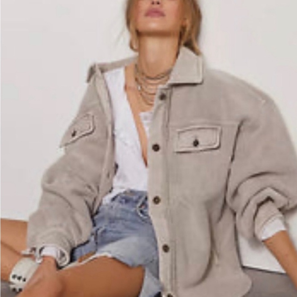 Free People Ruby Oversized Shacket Jacket